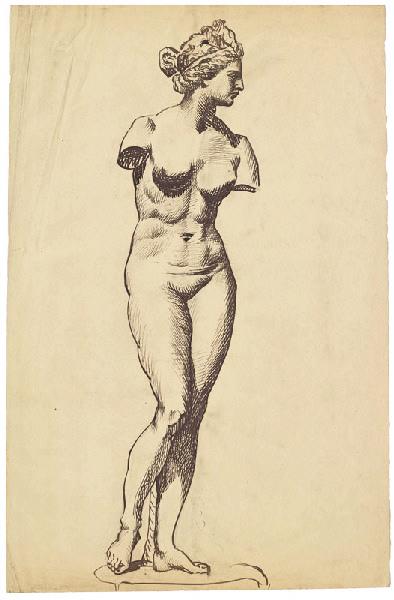 Vénus, dessin d'après l'antique