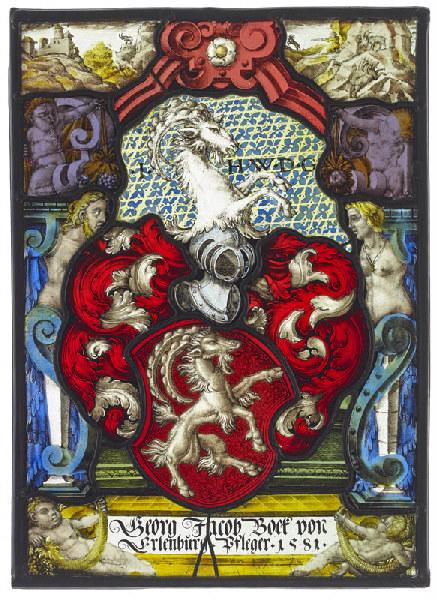 Armoiries (légende de Georg Jacob von Erlemburg Pfleger)