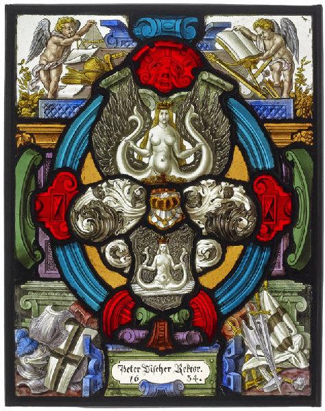 Armoiries de Peter Visscler Rektur-Melsine