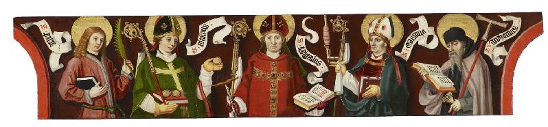 Saint Polar (Polycarpe), saint Nicolas, saint Léger, saint Erasme et saint Antoine