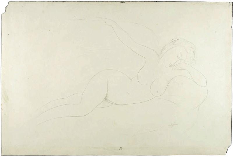 Nu sur un divan