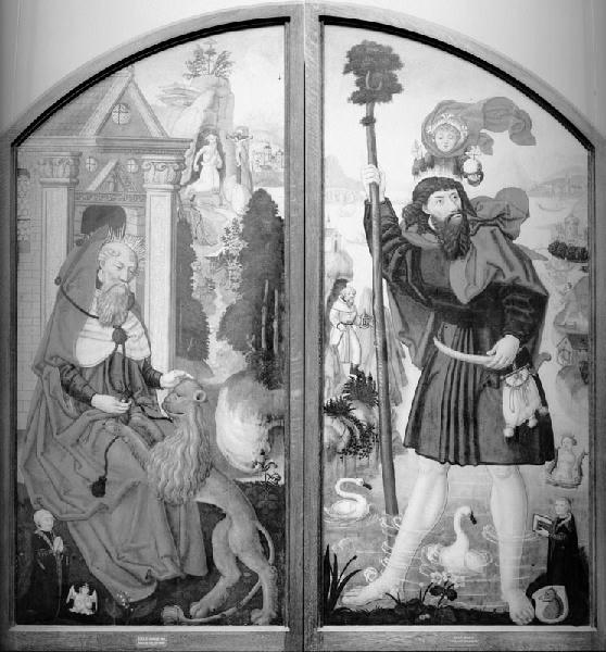 Saint Jérôme et une donatrice