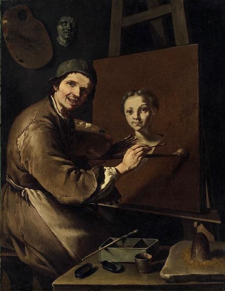 Peintre à son chevalet