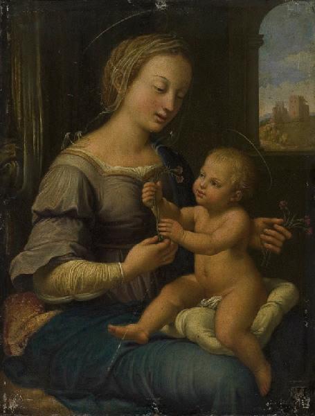 La Vierge à l'oeillet (copie d'après Raphaël)