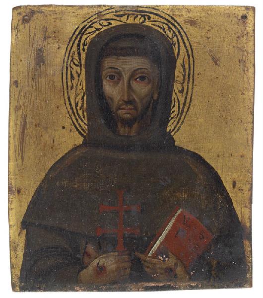 Saint François d'Assise (copie d'après anonyme italien 13e)