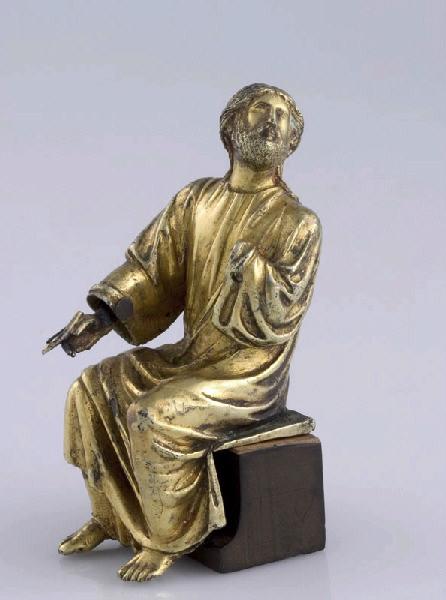 Evangéliste ; Prophète tête en arrière, dictant ce qui lui est inspiré