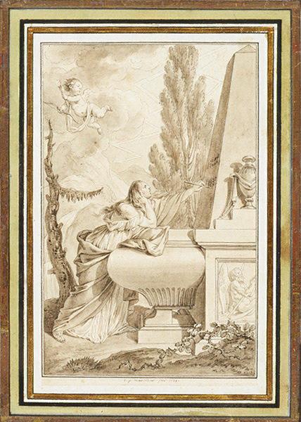 Allégorie du souvenir conjugal