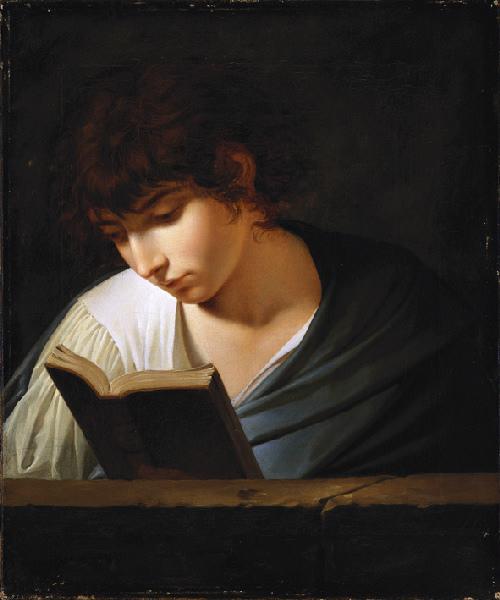 Jeune homme lisant Homère