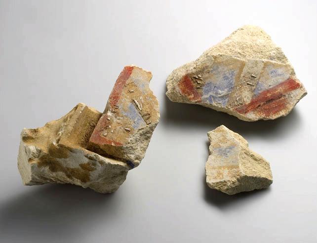 Fragment d'architecture polychrome