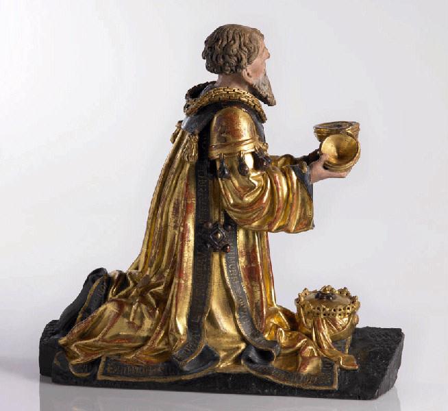 Roi mage : Melchior (Anciennement identifié Gaspard (jusqu'en 2007))