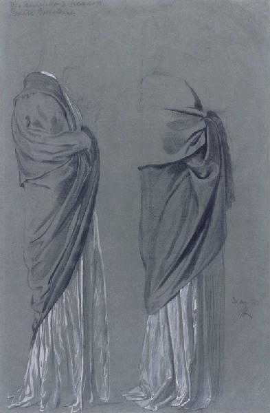 Etude pour Marie (recto) ; Etude de pied (verso)