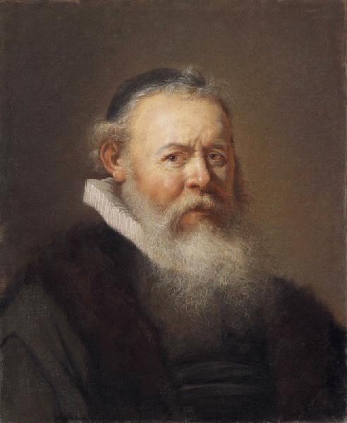 Portrait du pasteur Eleazar Swalmius (copie d'après Rembrandt)