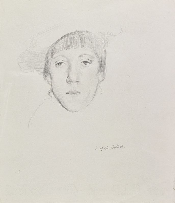 Etude d'après Portrait du comte de Surrey de Hans Holbein