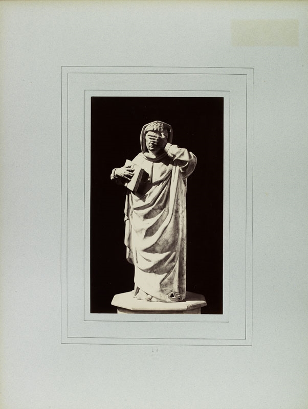 Planche 15 : pleurant cat. sc. n° 609 ; Pleurant néogothique essuyant ses larmes