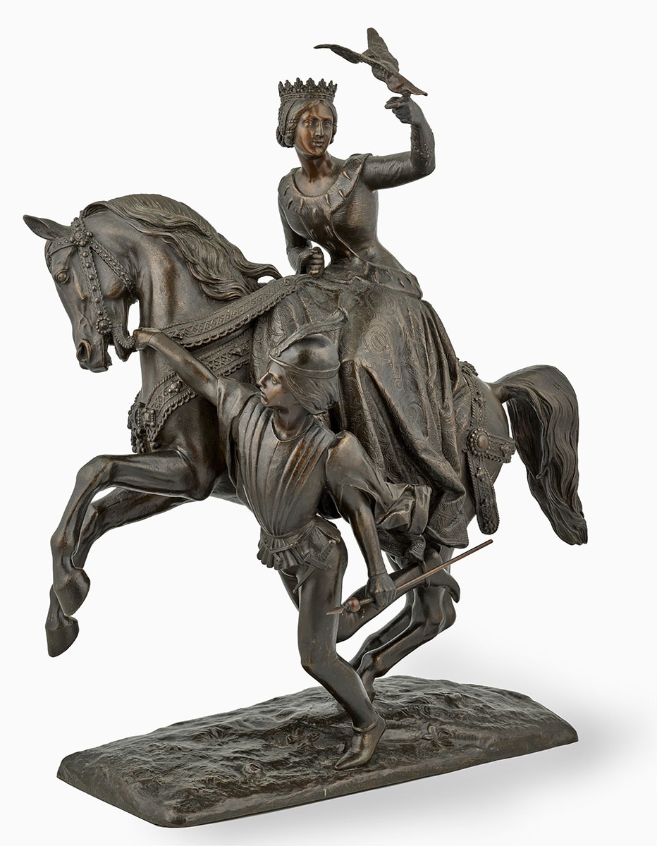 Marie de Bourgogne à la chasse au faucon