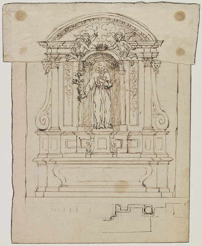 Autel avec saint Antoine de Padoue (Titre attribué)