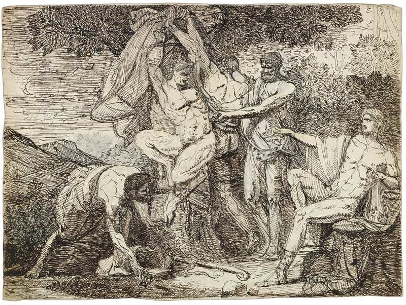 Apollon écorchant Marsyas