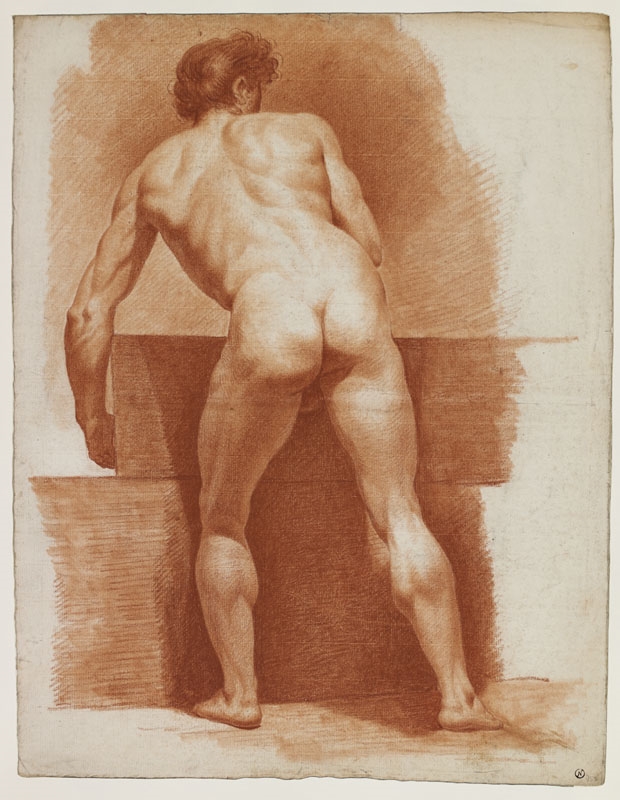 Académie d'homme de dos (Titre attribué) ; Académie