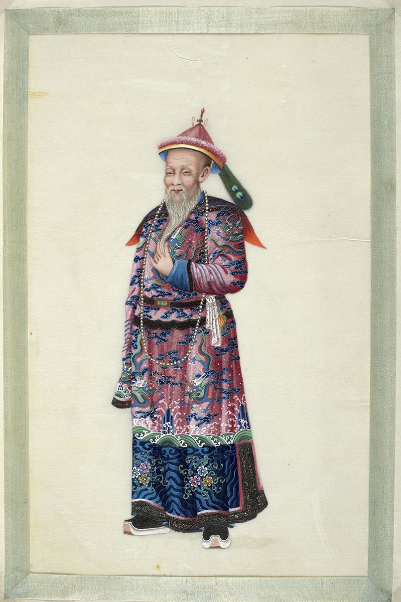 Dignitaire chinois ; Portrait d'homme