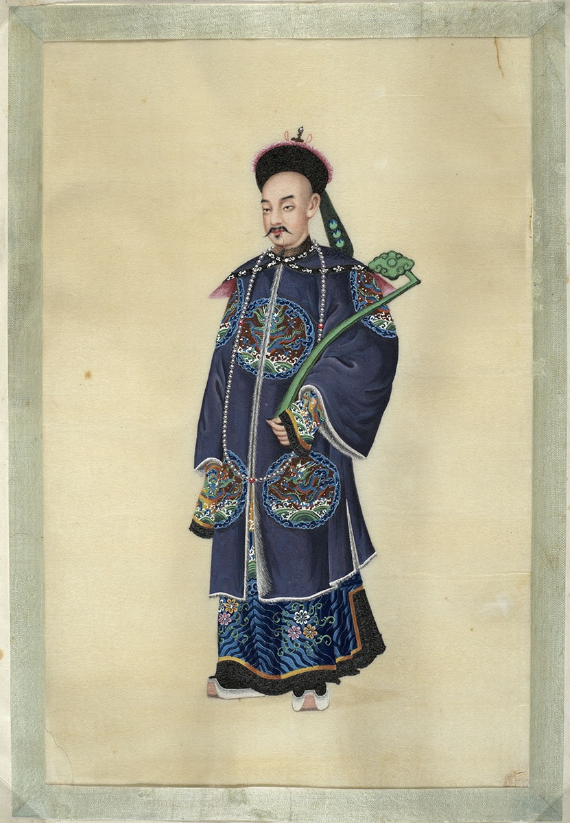 Dignitaire chinois ; Portrait d'homme