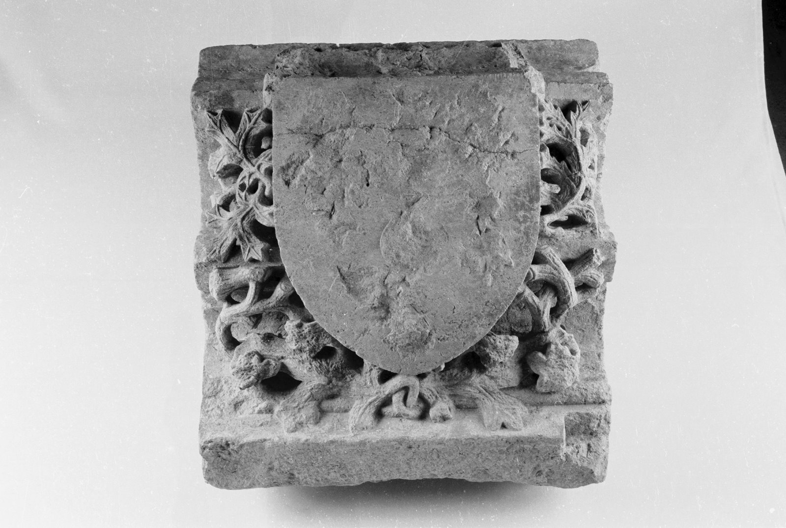 Elément mouluré armorié