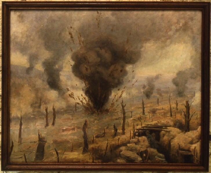 Bombardement des tranchées
