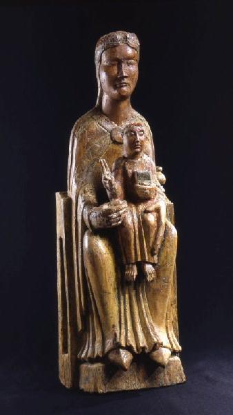 Vierge à l'enfant en majesté ; Sedes sapientiae [siège de la sagesse] (autre titre)