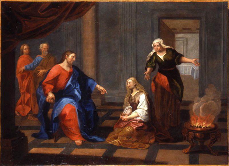 Jésus chez Marthe et Marie