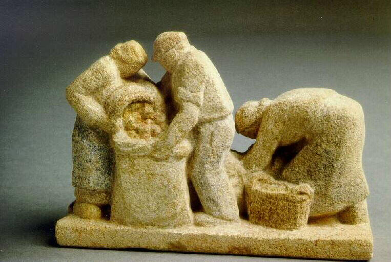 La récolte des pommes de terre