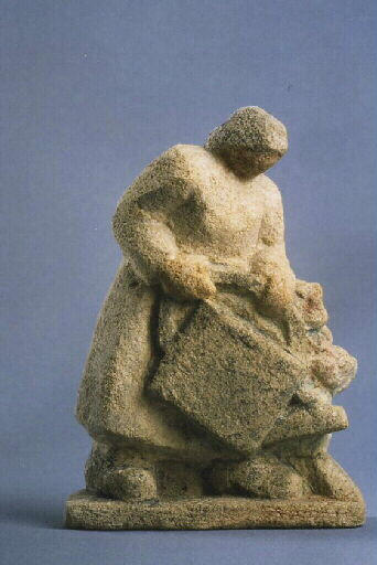 Femme arrosant