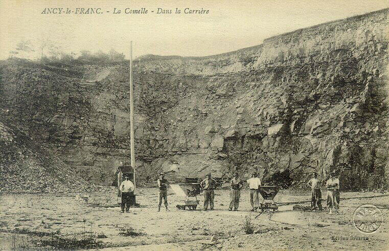 Ancy-le-Franc - La Comelle - Dans la carrière