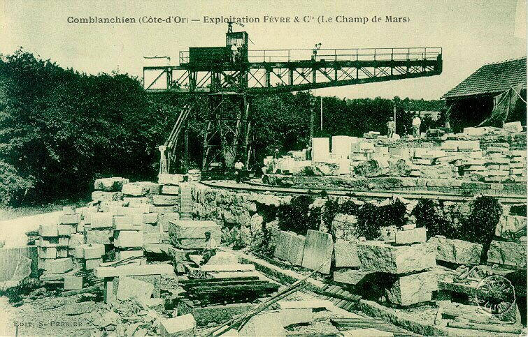 Comblanchien (Côte-d'Or) - Exploitation FEVRE & Cie (Le Champ de Mars)