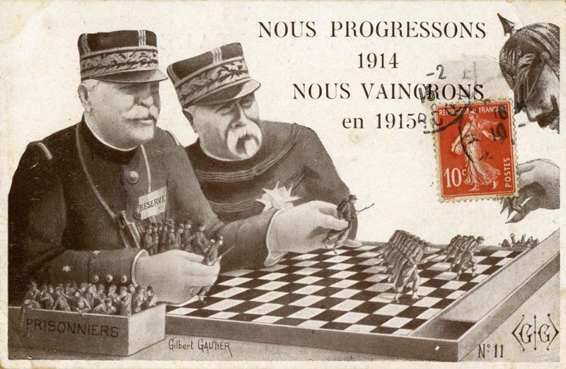 NOUS PROGRESSONS / 1914 / NOUS VAINCRONS / en 1915