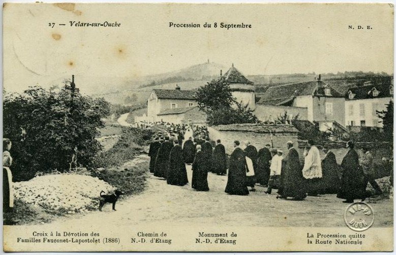 27 - Velars-sur-Ouche-Procession du 8 Septembre