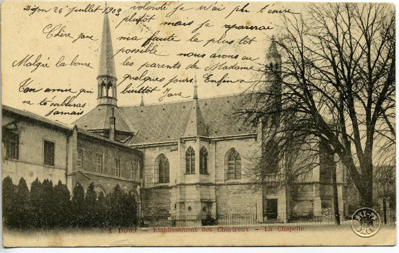 1 DIJON - Etablissement des Chartreux - La Chapelle