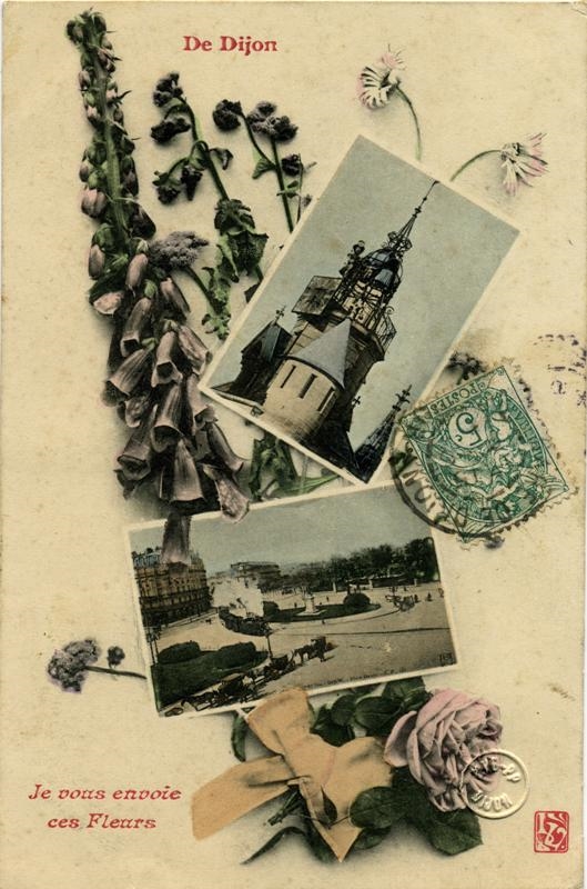 De Dijon Je vous envoie ces Fleurs