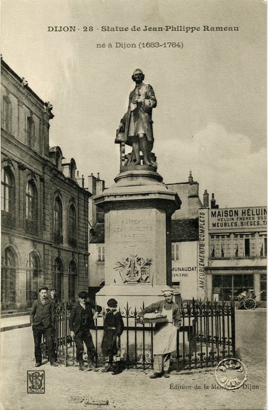 DIJON - 28 - Statue de Jean-Philippe Rameau