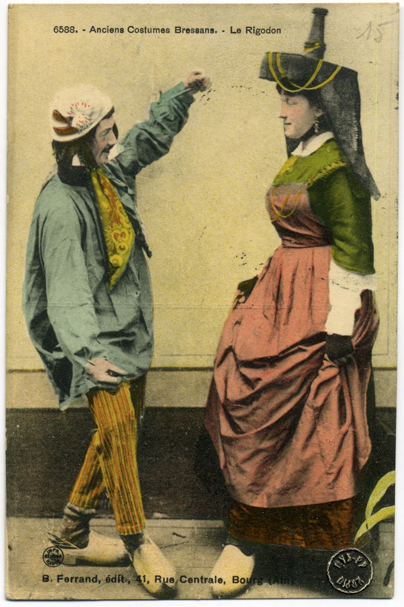 6588. - Anciens Costumes Bressans. - Le Rigodon