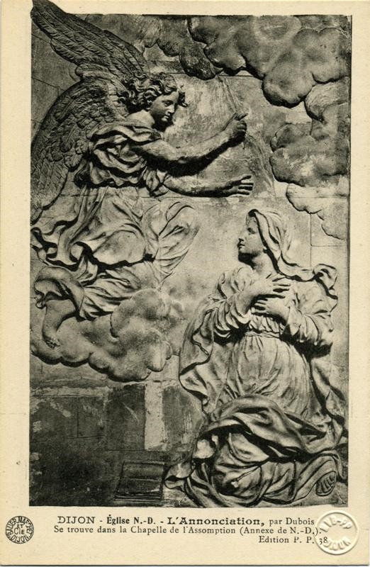 DIJON - Eglise N.-D. - L'Annonciation, par Dubois