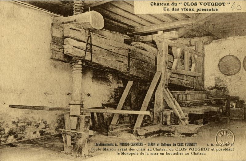 Château du "Clos Vougeot" - un des vieux pressoirs