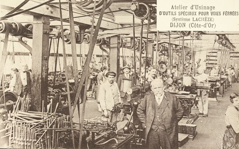 Atelier d'usinage d'outils spéciaux pour voies ferrées