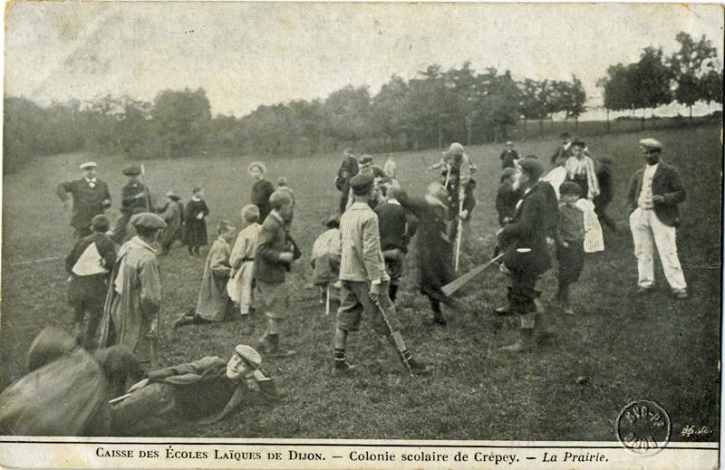 CAISSE DES ECOLES LAÏQUES DE DIJON. - Colonie scolaire de Crépey. - La Prairie.