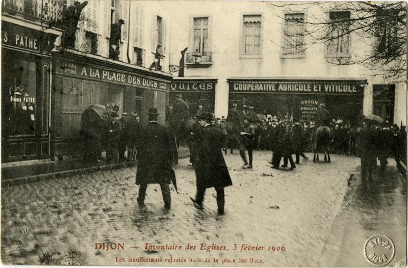 DIJON - Inventaire des Eglises, 3 février 1906