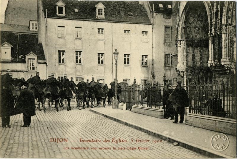 DIJON - Inventaire des Eglises, 5 février 1906