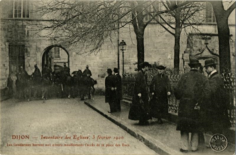 DIJON - Inventaire des Eglises, 3 février 1906