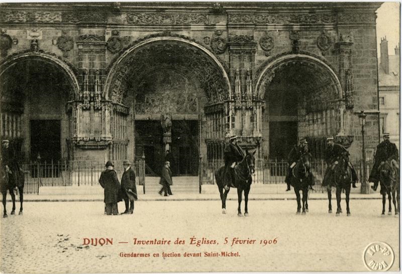 DIJON - Inventaire des Eglises, 5 février 1906