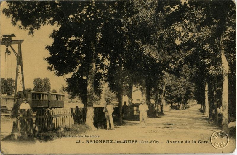 23 - BAIGNEUX-les-JUIFS (Côte-d'Or) - Avenue de la Gare