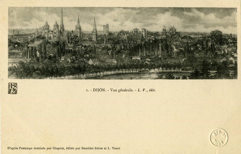 I. - DIJON. - Vue générale. - L. V., édit
