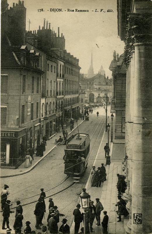 578. - DIJON. - Rue Rameau - L. V., édit.
