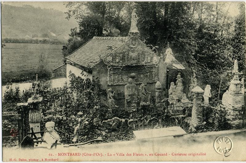 61. - MONTBARD (Côte-d'Or). - La "Villa des Fleurs", au Couard - Curieuse originalité